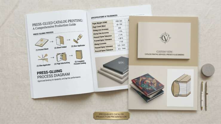 Press-Glued Catalog Printing