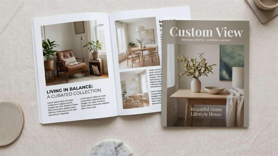 Custom View Magazine Design